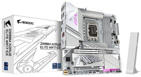 фото Материнская плата mATX GIGABYTE Z890M AORUS ELITE WIFI7 ICE в Уфе