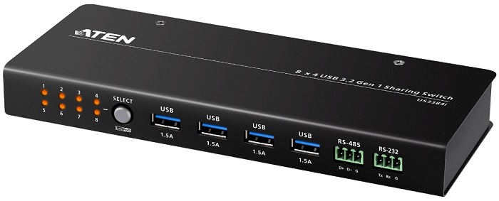 

Переключатель Aten US3384I-AT 8 x 4 USB 3.2 Gen 1 Sharing Switch, US3384I-AT