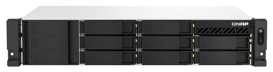 

Сетевой RAID-накопитель QNAP TS-864eU-RP-8G 8 отсеков 3,5"/2,5", 2 порта 2,5 GbE, HDMI-порт, стоечное исполнение, 2 блока питания. Intel Celeron N509, TS-864eU-RP-8G
