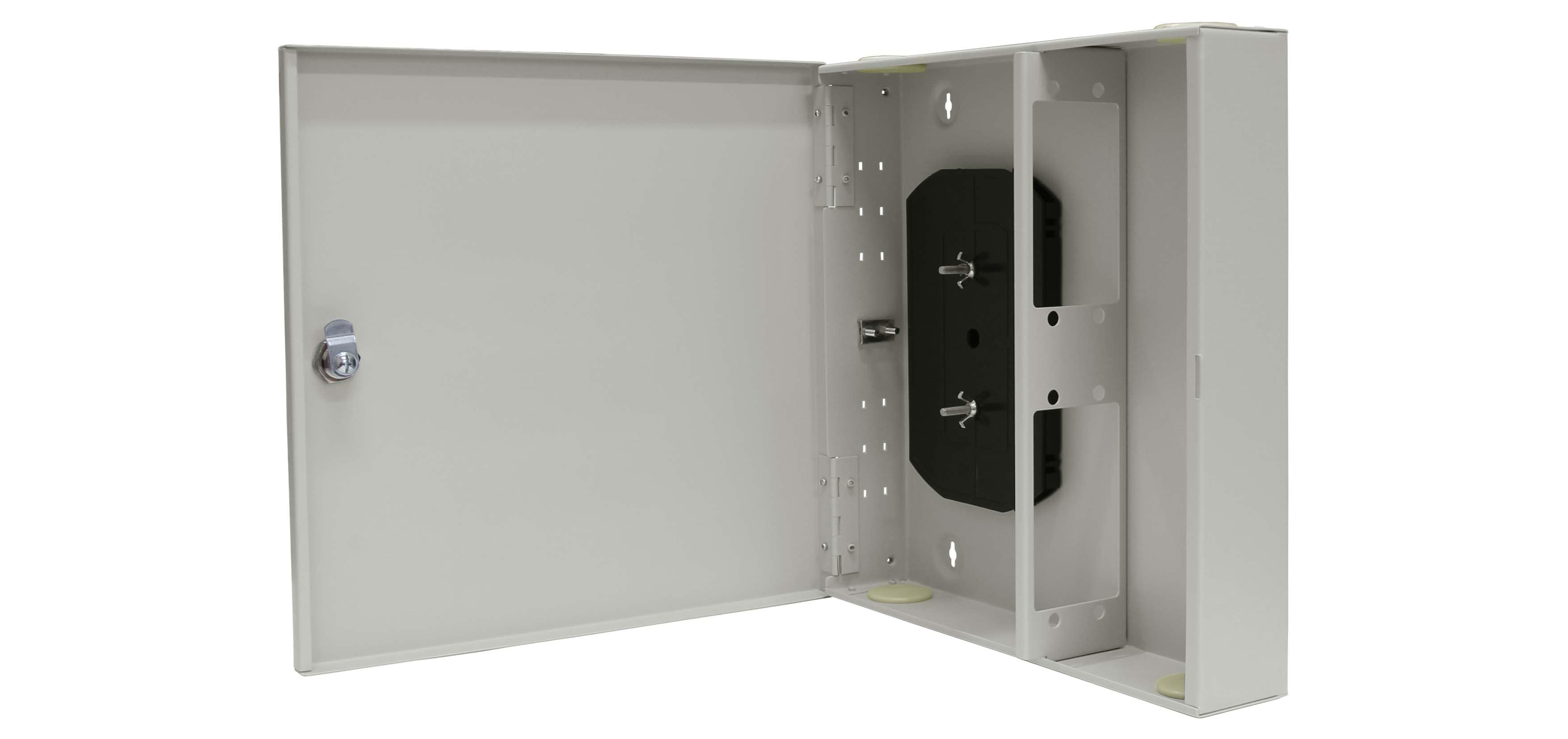 

Кросс оптический настенный с дверцей, с замком TELCORD КН-24/32 32-ST/MM-32-ST/UPC-MM50(OM4)-1-КУ-GY 330х330х75 мм, 32 адаптера ST/MM, 32 пигтейла ST/, КН-24/32 32-ST/MM-32-ST/UPC-MM50(OM4)-1-КУ-GY