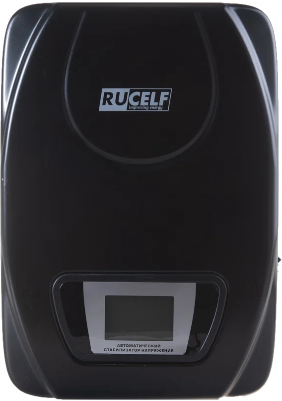 

Стабилизатор напряжения RUCELF SDWII-6000-L 6кВА однофазный черный, SDWII-6000-L
