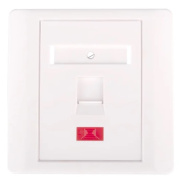 фото Панель лицевая Netlan EC-FP-1KJ-WT-10