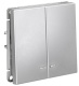 фото Выключатель двухклавишный с подсветкой  Systeme Electric GAL000353S в Санкт-Петербургe