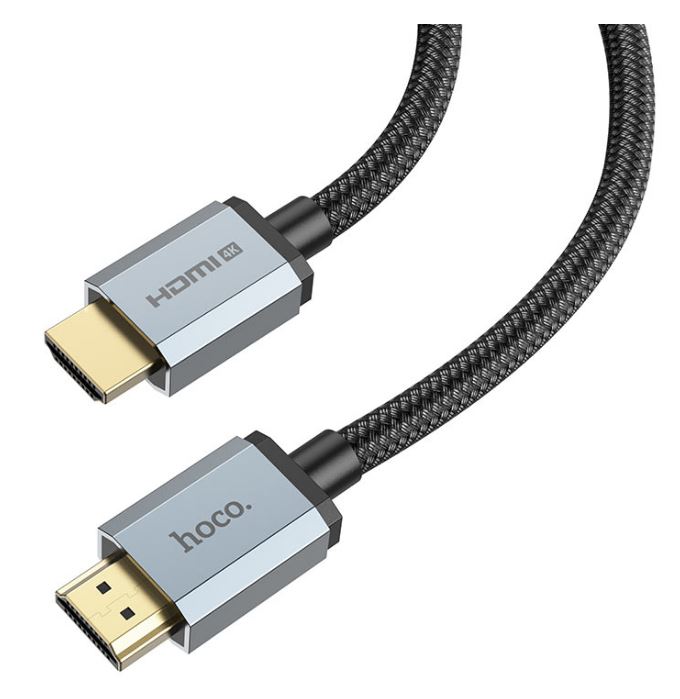 

Кабель интерфейсный Hoco US03 6931474777287 ver2.0 HDMI (m) HDMI (m) 2м черный коробка, US03