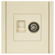 фото Розетка IEK FP-AK20-1-K10