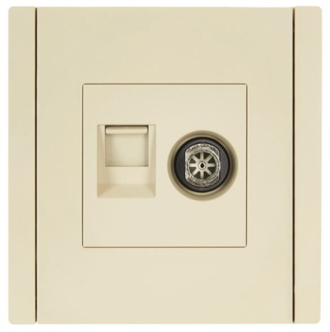 фото Розетка комбинированная IEK FP-AK20-1-K10 в Челябинске