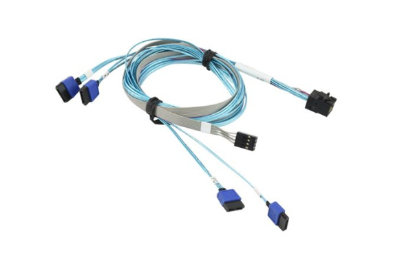 Изображение товара Интерфейсный кабель Supermicro CBL-SAST-0699 100 см SFF-8087 to SATA