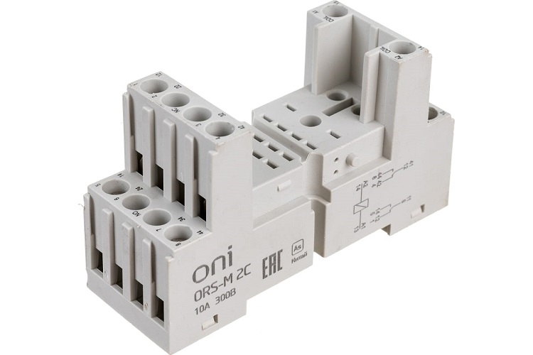 

Розетка IEK ORS-M-1-2-G для реле ORS-M-1-2 винт.соед. 300, ORS-M-1-2-G