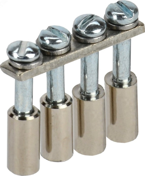 Изображение товара Перемычка IEK YCT10-00-K03-002-EC-4P для клеммных колодок 2 полюса 24А