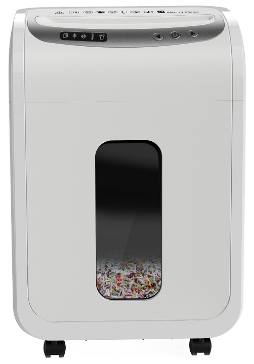 

Уничтожитель бумаг Filum FL-SH20-04S 14 листов, безоп:4, 20 литров, 1,6м в мин, ур. шума: 65Дб, белый, FL-SH20-04S