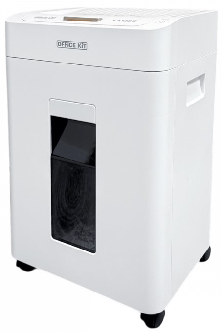 

Уничтожитель бумаг Office Kit SA120C (3,9х10) белый с автоподачей (секр.P-4) фрагменты 120лист. 25лтр. скобы пл.карты, SA120C (3,9х10)