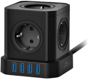 фото Сетевой фильтр  Cablexpert TWR-5-U4-B-3