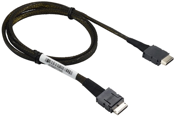 

Кабель Supermicro CBL-SAST-0847 OCuLink SFF-8611 (x4) - OCuLink SFF-8611 (x4), 76см, CBL-SAST-0847