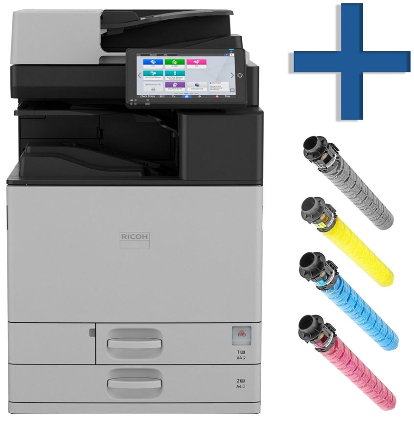 

МФУ лазерное цветное Ricoh IM C4510 (419326) с комплектом картриджей, IM C4510