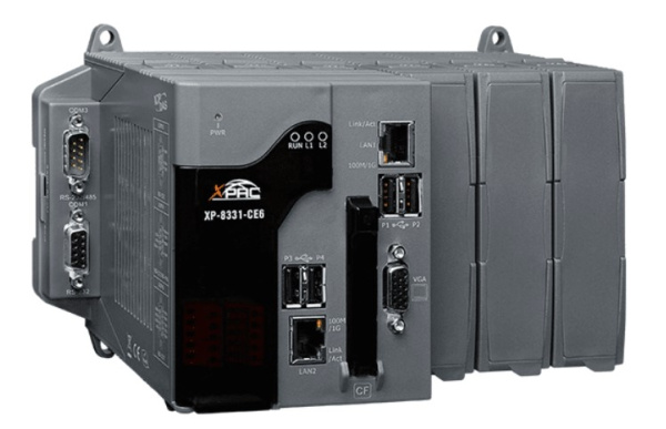 Изображение товара Контроллер ICP DAS XP-8331-CE6 CR с Win CE6 и 2 Ethernet-разъемами