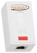 фото Компьютерная розетка NikoMax NMC-WO1SD2-WT