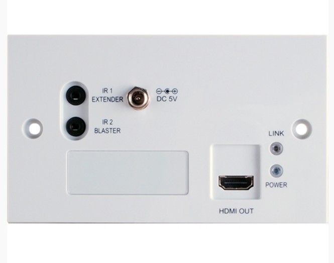 

Панель-приемник настенная Cypress CH-514RXWPL сигналов HDMI 4Kх2K/30, 3D, ИК из витой пары CAT6, HDBaseT, CH-514RXWPL