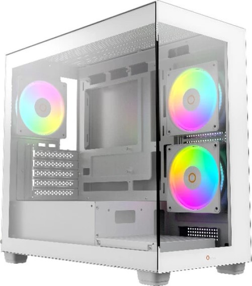 

Корпус mATX Ocypus Gamma C52 WH ARGB белый, без БП, боковая панель из закалённого стекла, USB 3.0, 2*USB 2.0, Gamma C52 WH ARGB