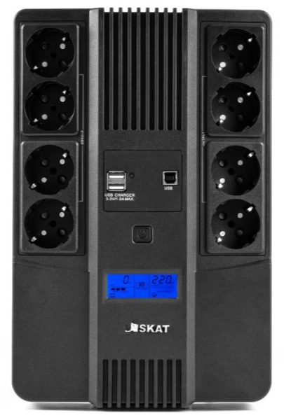 фото Источник бесперебойного питания  Бастион SKAT-UPS 1000-AID-IN-1x9-8 в Красноярске