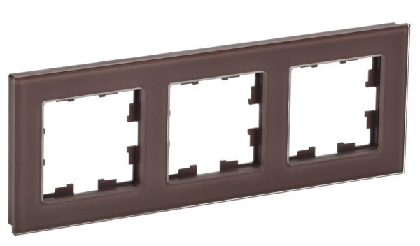 Изображение товара Рамка тройная IEK BR-M32-G-K45 из серии BRITE для электроприборов