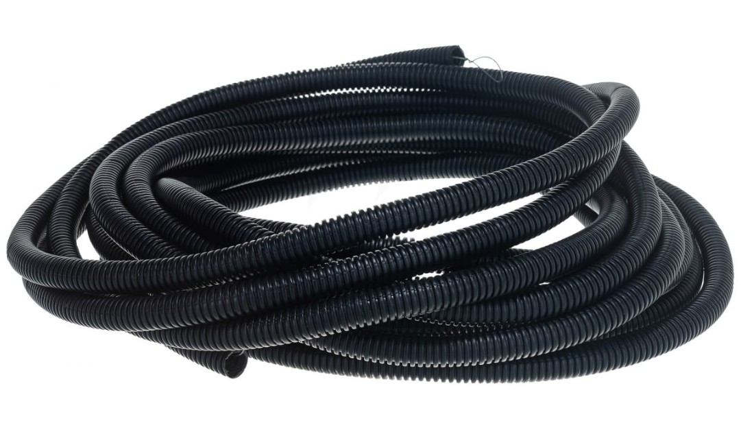 

Труба гофрированная Rexant 28-0160-10 из ПНД, с зондом, черная, диам. 16мм (бухта 10 м/уп), 28-0160-10