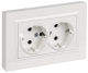 фото Розетка двухместная с заземлением  IEK BR-R28-16-K10-F в Санкт-Петербургe