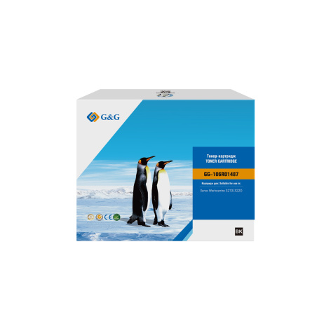 Изображение товара Картридж G&G GG-106R01487 черный для Xerox WC 3210 3220 лазерной печати