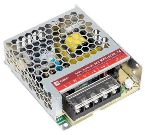 Изображение товара Блок питания EKF mps-50w-24 24 В 50 Вт для автоматизации