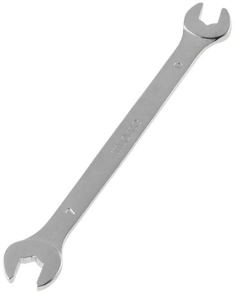 Изображение товара Рожковый ключ Inforce 06-05-88 6-7 мм прочная сталь