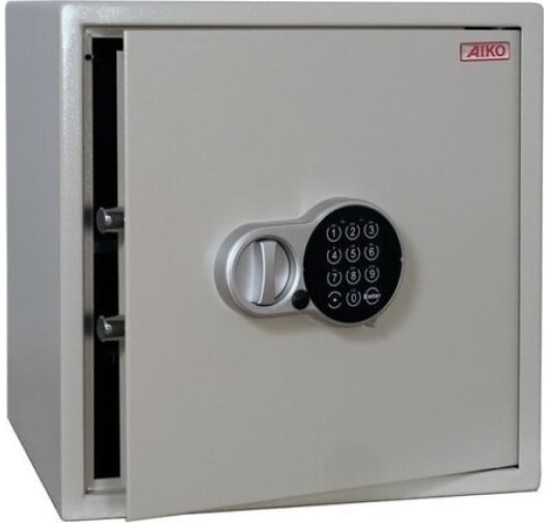 

Сейф Aiko 40 EL S10399280414 электронный 2-х ригельный замок, 47л, серый, 40 EL
