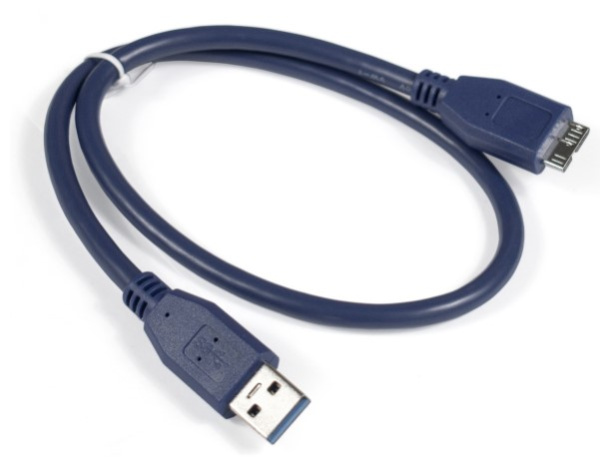 Изображение товара Интерфейсный кабель Exegate USB 3.0 micro-B 0.3 м для передачи данных и зарядки