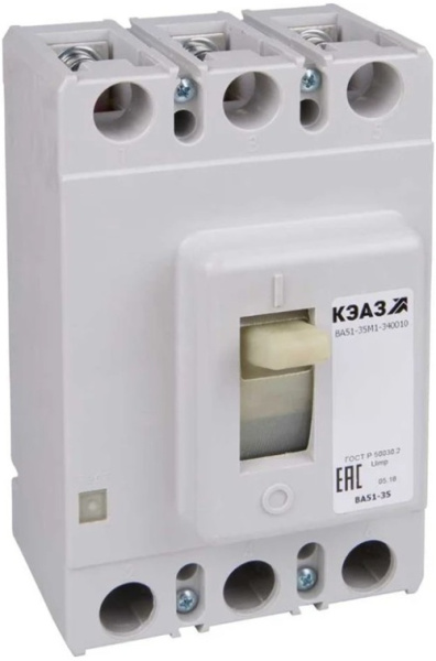 Изображение товара Автоматический выключатель КЭАЗ 108325 для защиты электрооборудования