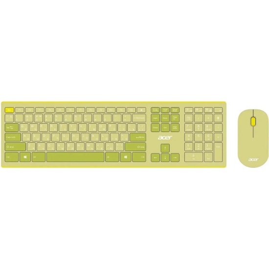 

Клавиатура и мышь Wireless Acer OCC205 ZL.ACCEE.00E USB, yellow, OCC205