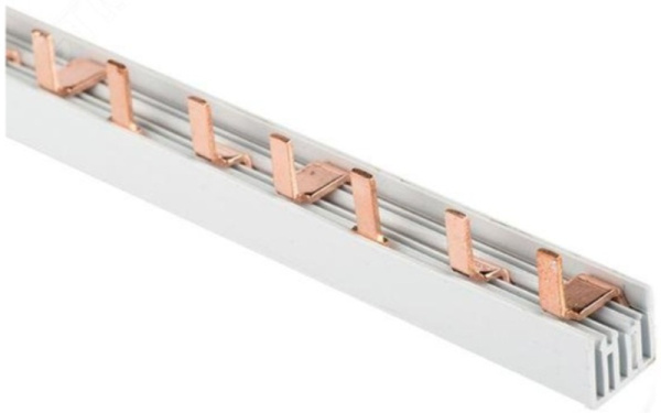 Изображение товара Шина EKF pin-03-63 для соединения электрических цепей 1 метр