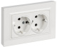 фото Розетка двухместная с заземлением  IEK BR-R28-16-K01-F-PRO в Санкт-Петербургe