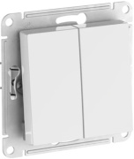 фото Выключатель двухклавишный Systeme Electric ATN440151S