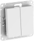 фото Выключатель двухклавишный  Systeme Electric ATN440151S в Омске