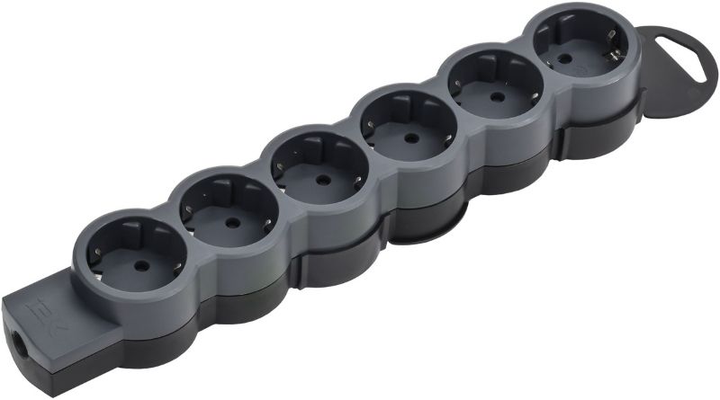 

Колодка IEK Standard для удлинителя К06 6 мест черн., Standard