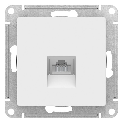

Розетка Schneider Electric ATN000183 AtlasDesign, компьютерная, RJ45, механизм, белая, ATN000183