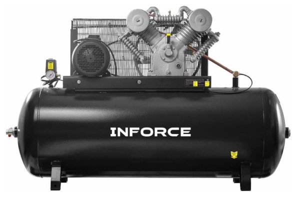 Изображение товара Компрессор Inforce IBCV-500L-3P2/1400 с электродвигателем для промышленного использования