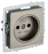 фото Розетка без заземления  IEK BR-R10-10-K37