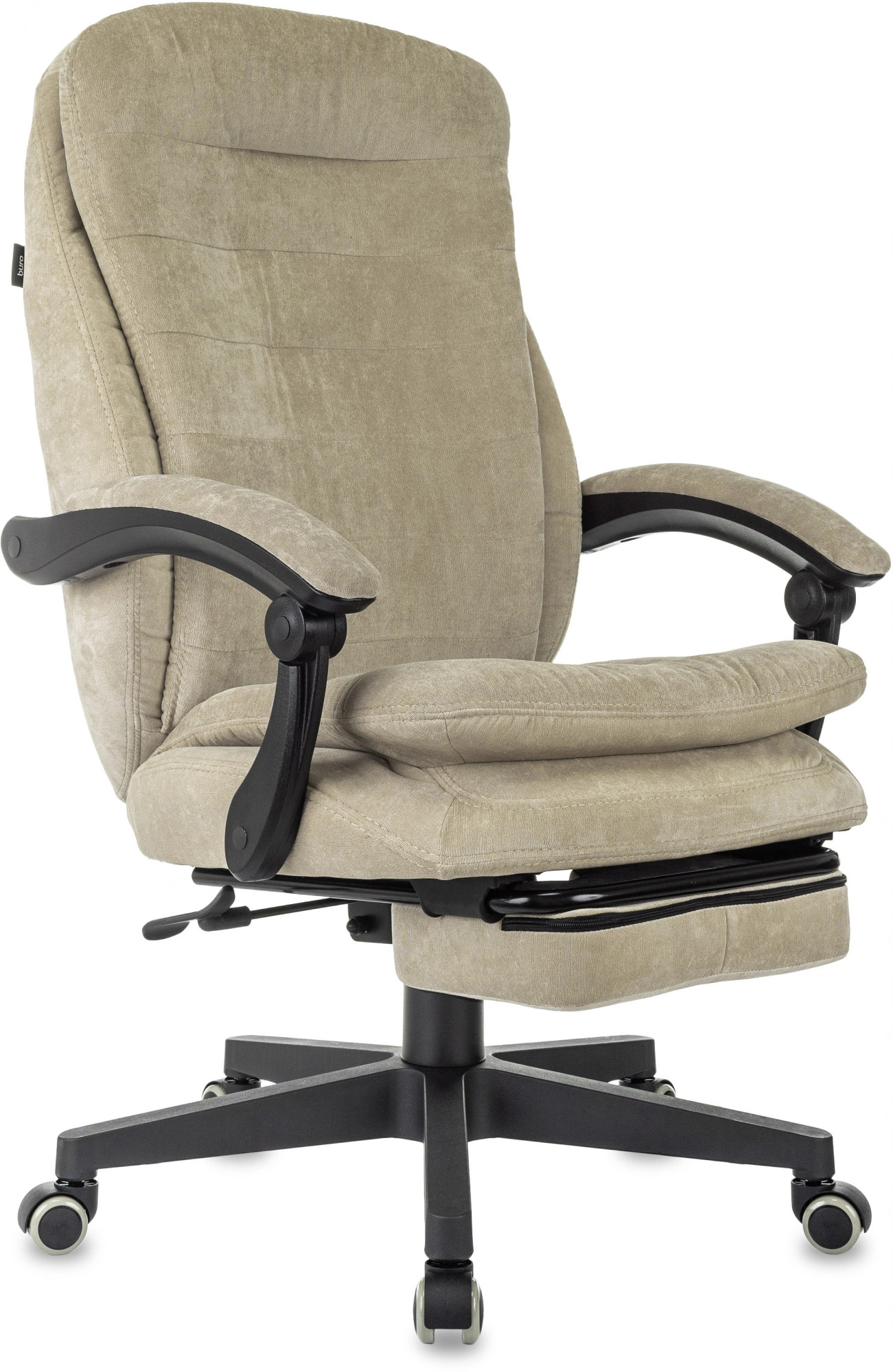 

Кресло Бюрократ T-9950MSG-F Fabric руководителя песочный Light-21 крестов. пластик подст.для ног, T-9950MSG-F Fabric