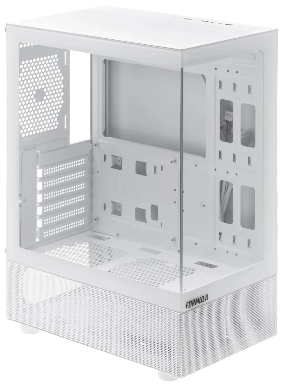 

Корпус ATX FORMULA CRYSTAL Z1 белый, без БП, боковая панель из закаленного стекла, 2*USB2.0, USB3.0, audio, CRYSTAL Z1