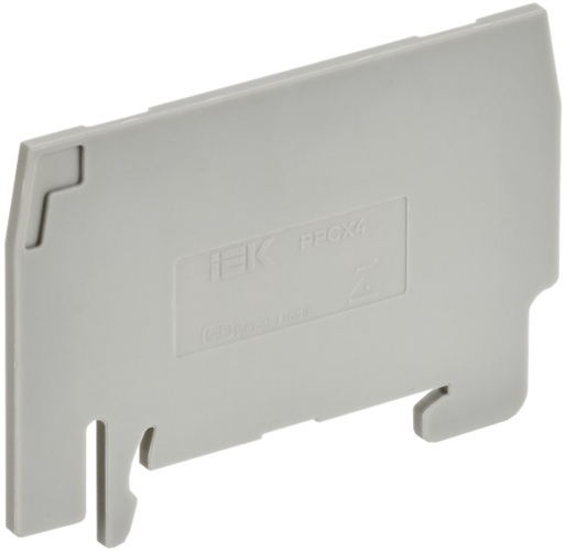 

Разделитель IEK AF-CT40-00-K03-004-PP PPCX4 для колодки клеммной CX2.5-CX4 серый ARMAFIX, AF-CT40-00-K03-004-PP