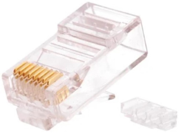 Изображение товара Коннектор RJ45 NikoMax NMC-RJ88RZ50UE3-100 неэкранированный для сетей
