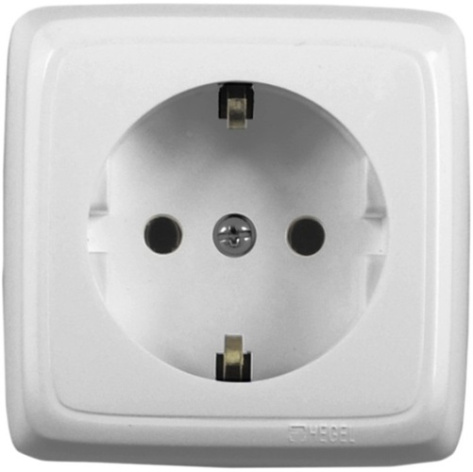 Изображение товара Розетка с заземлением HEGEL РА16-115 надежное подключение