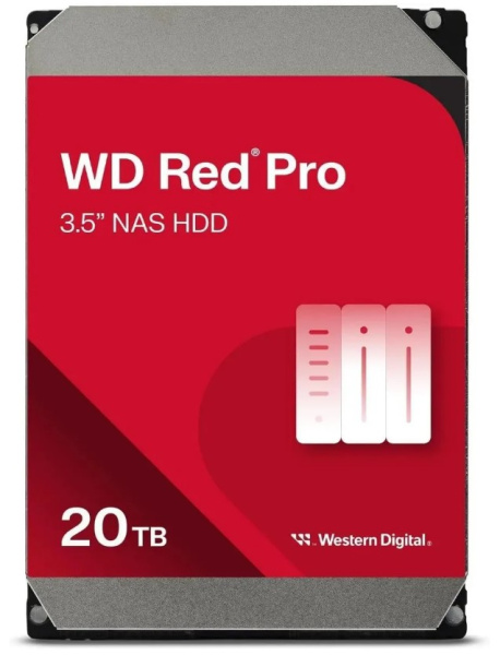 Изображение товара Жесткий диск Western Digital Red Pro WD202KFGX 20 ТБ для NAS и серверов