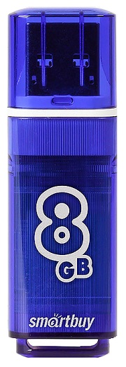 

Накопитель USB 3.0 8GB SmartBuy SB8GBGS-DB Glossy синий, SB8GBGS-DB
