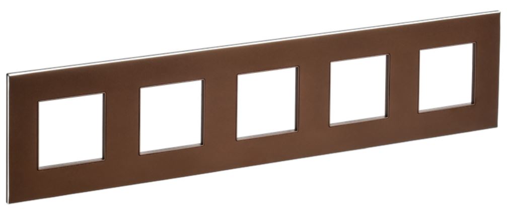 

Рамка пятерная IEK SK-M52-M-K30 SKANDY SK-F35Br металл шоколад, SK-M52-M-K30