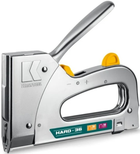 Изображение товара Степлер Kraftool Hard-36 надежный бытовой и профессиональный инструмент